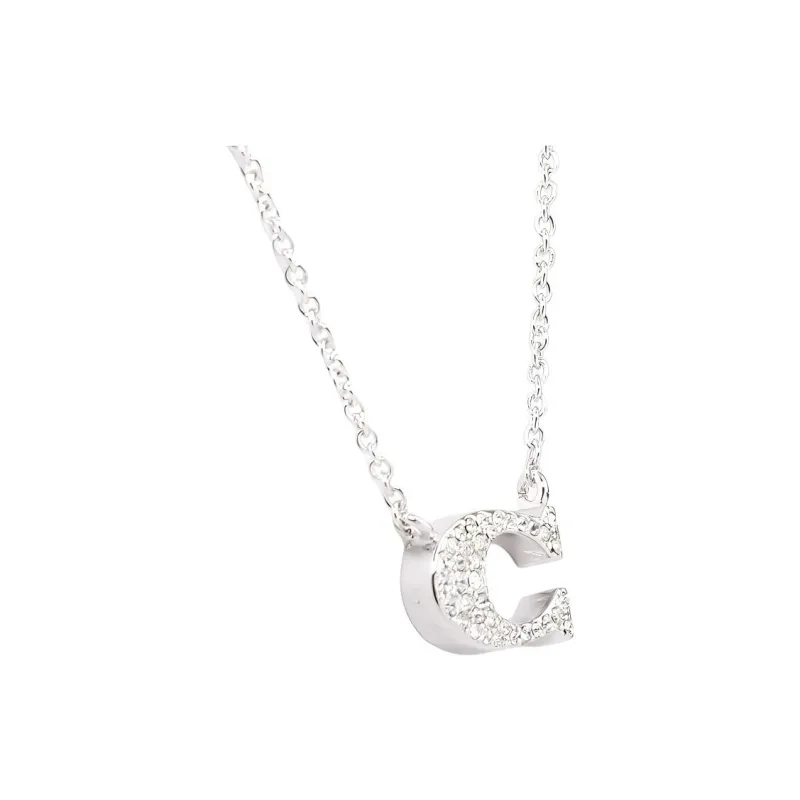 COACH Metal Necklaces Women's Silver-2