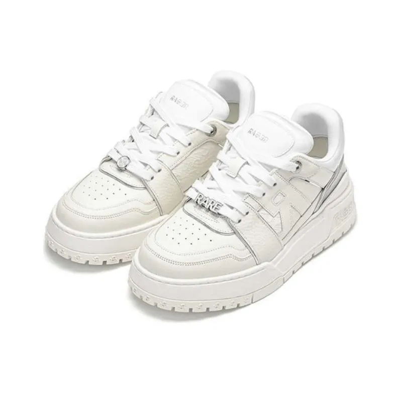RARE RICH MAX Collection Low Top Skateboard Shoes Men's White-2
