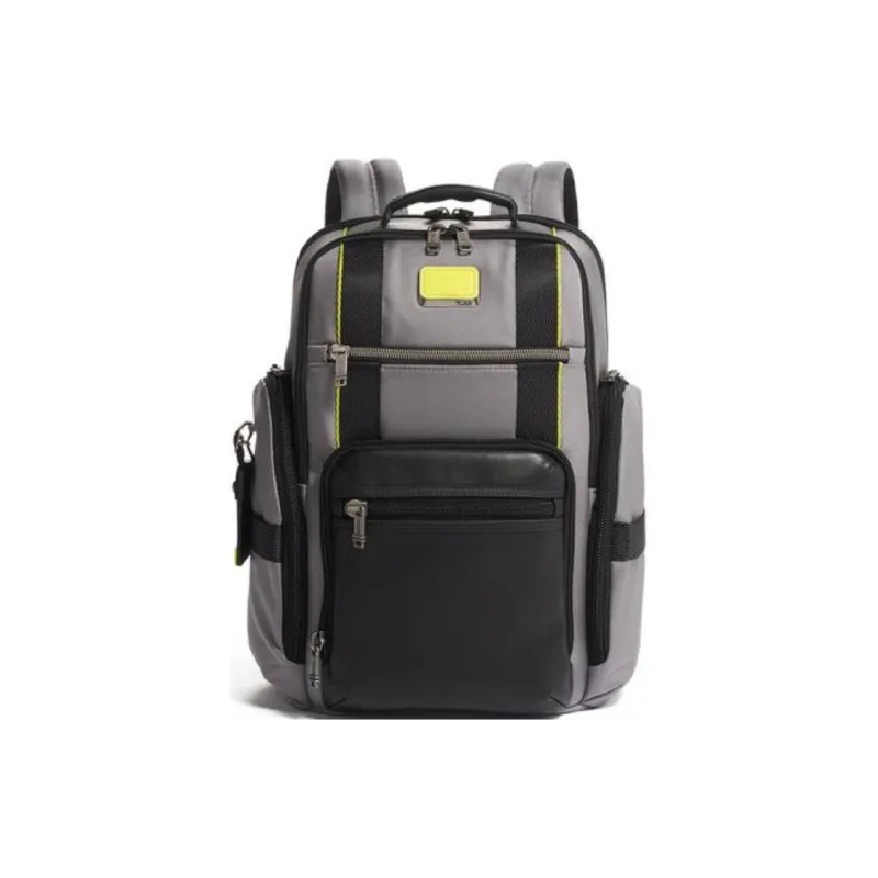 TUMI Alpha Bravo Nylon Backpack Unisex Gray-0