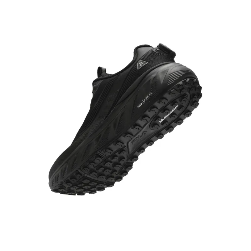 FILA BOA EXPLORER Slip Resistant, Abrasion Resistant, Breathable Low Top Running Shoes Men's Black-4