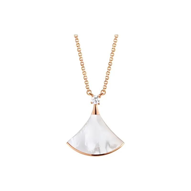 BVLGARI Divas' Dream Series 18K Rose Gold Necklaces Unisex Rose Gold-0