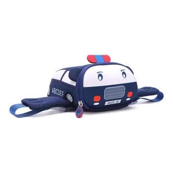 Almost Bear Polyester Crossbody Bag Cartoon Fanny Pack Mini Kids' Red/Blue