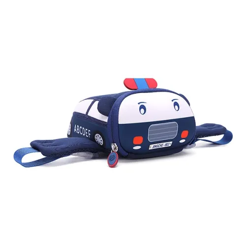 Almost Bear Polyester Crossbody Bag Cartoon Fanny Pack Mini Kids' Red/Blue