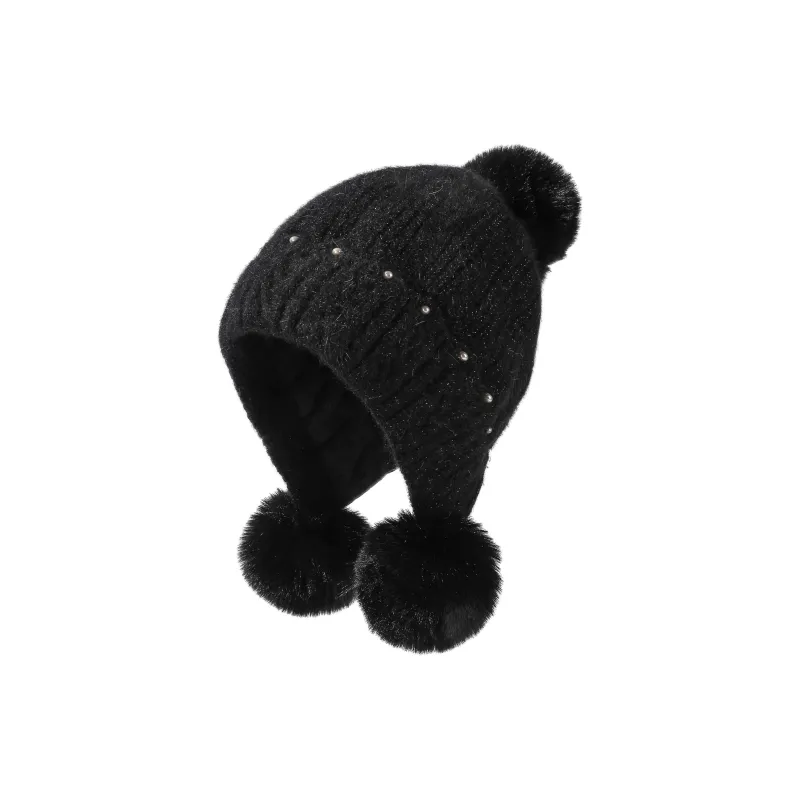 Top Melon Acrylic Beanies Women's-5