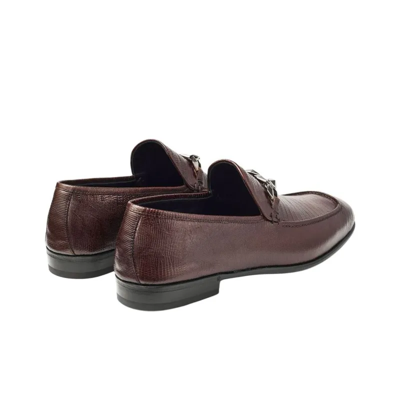 Jimmy Choo Diamond Marti Reverse Loafers Men's Brown-3