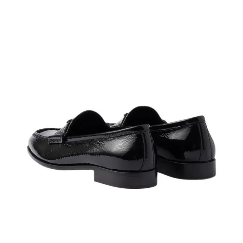PRADA Mocassini Loafers Women's Black-5