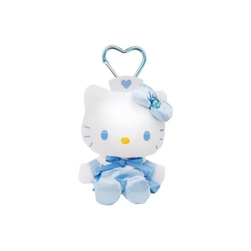 Sanrio Hello Kitty Blue Nurse Heart Button Anime / Games Pendants