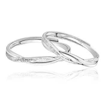 MAGICPOLE 999 Fine Silver Rings Unisex Silver