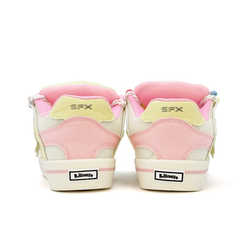 FULLXUAN Niche Cute Little Cat Students' Party Versatile Low-Top Skateboard Shoes Women's-24