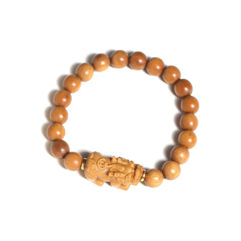 WUDE Barbie Sandalwood Wooden Bracelets Unisex-0