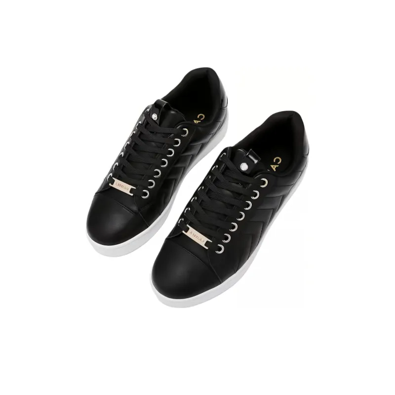 Kurt Geiger London Joyful Quilt Low-Top Skateboard Shoes Women's Black-2