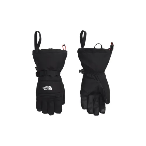 THE NORTH FACE Recycled Polyester Hollow Fiber Wool Artificial Leather WindWall™ Knit Gloves Men's Black