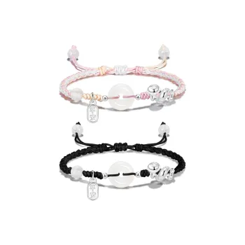 Crafts Women's Colored Glaze Bracelets Unisex