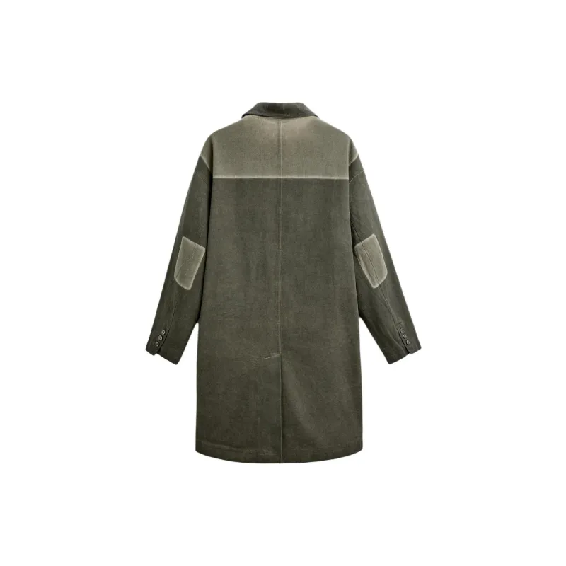 ZARA Coats Men Green-1