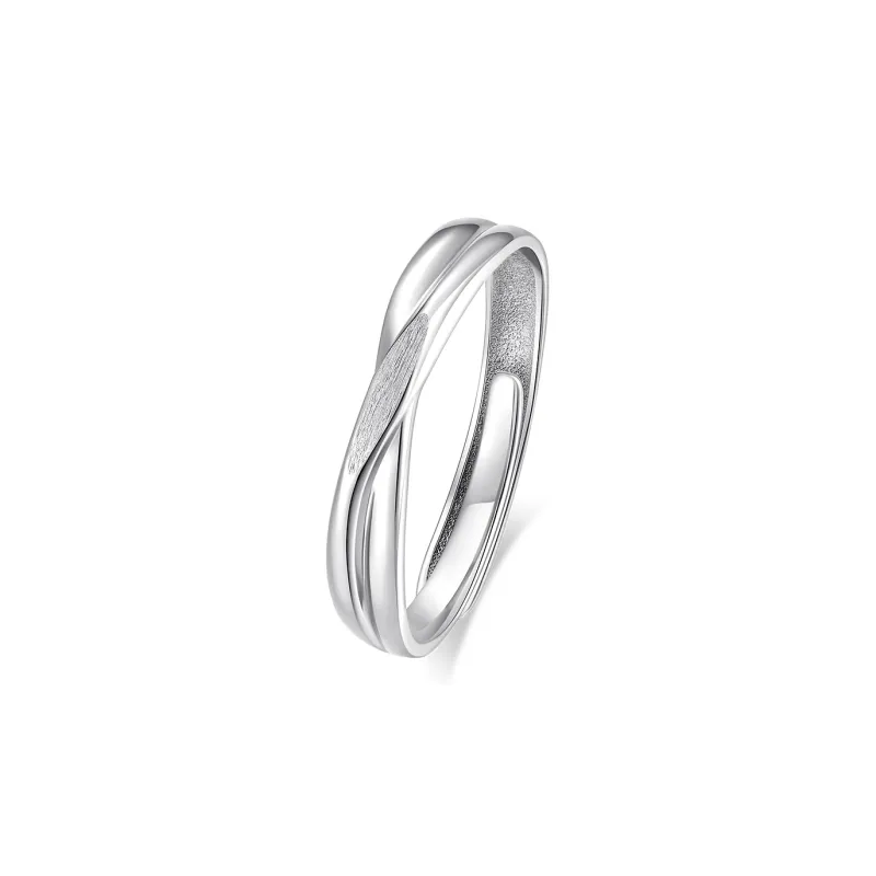 KADER 925 Sterling Silver Rings Unisex Silver-3