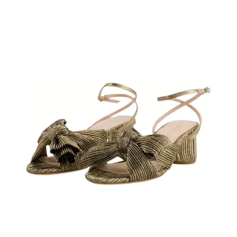 Loeffler Randall Pleated Platform Sandals-2
