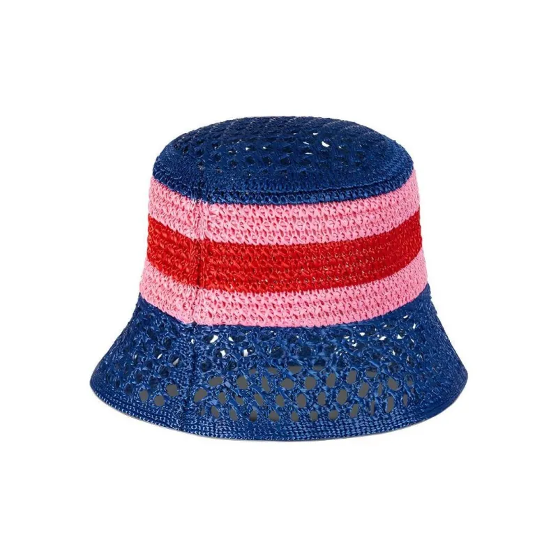 GUCCI Bucket Hats Women's Blue/Pink-2