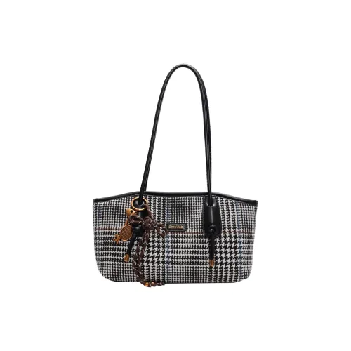 LUVISTRUE Woolen Shoulder Bag Shoulder Bag Regular Women's Black/Green/Coffee