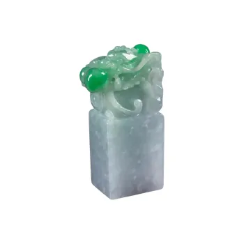 LIYUFU Ice Glutinous Jadeite Seals Unisex