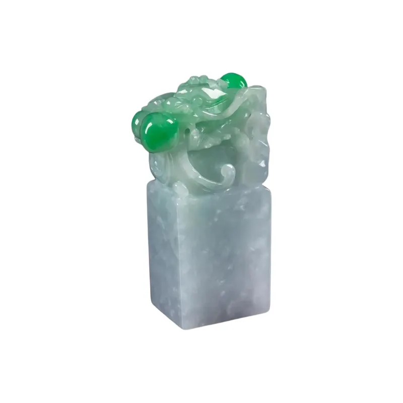 LIYUFU Ice Glutinous Jadeite Seals Unisex-0