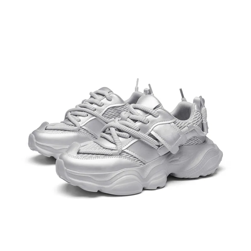 OFFER AITR Anti Slip And Wear Resistant Height Increasing Low Top Chunky Sneakers Men's-14