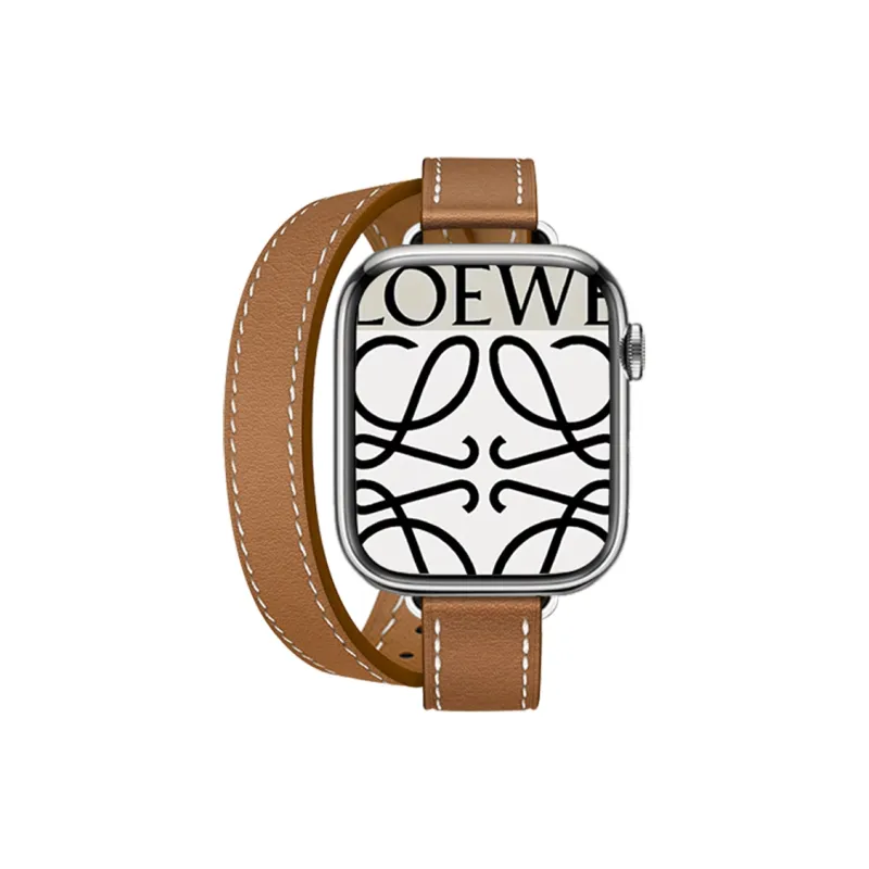 Xuanren Apple Compatibility Watch Band 38 49mm Genuine Leather Material-2
