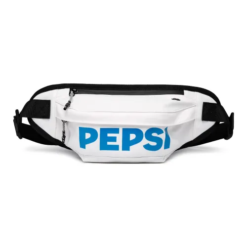 Pepsi Pu Membrana Dermalis Sling Bag Shoulder Bag Crossbody Bag Fanny Pack Regular Unisex White/Black