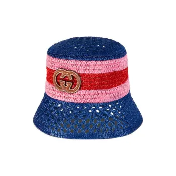 GUCCI Bucket Hats Women's Blue/Pink