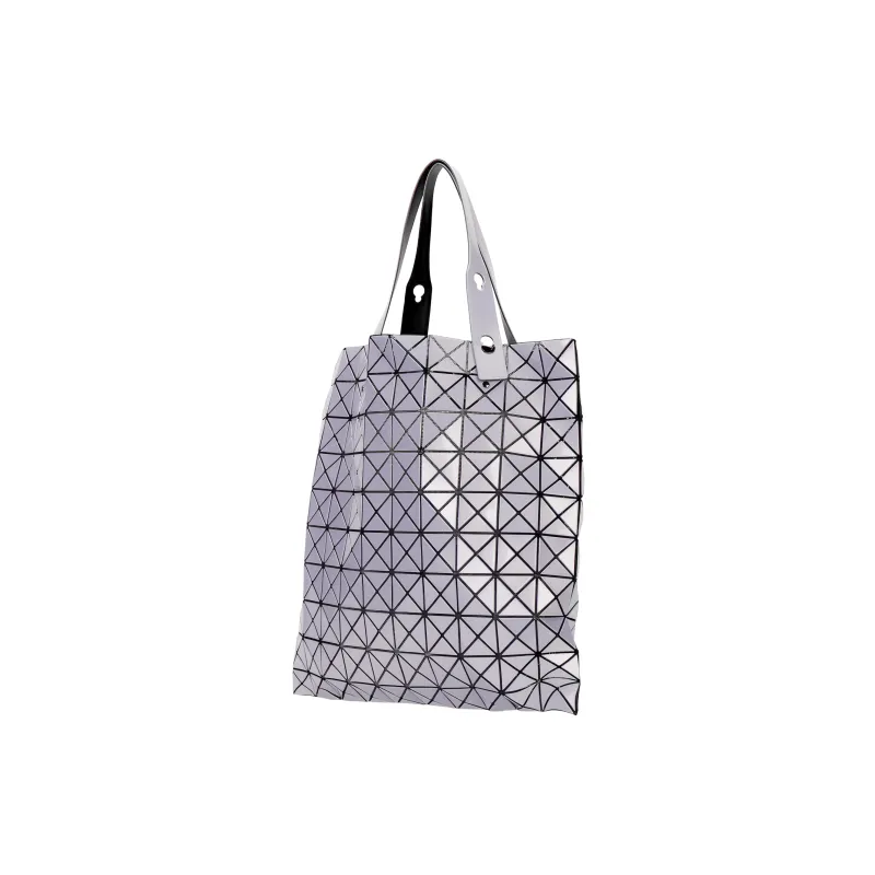 ISSEY MIYAKE Prism Polyester Tote Bag, Shopping Bag, Handbag, Shoulder Bag Women's Silver Blue-3