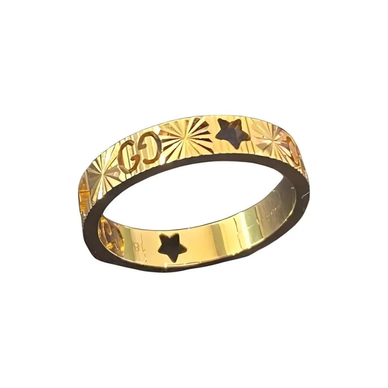GUCCI 18kt Yellow Gold Icon Ring-1