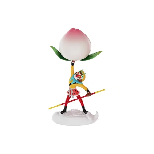 On The Beauty Of The Film x WOW!DEA PVC&ABS Sun Wukong Peach Blossom Figure Ornament