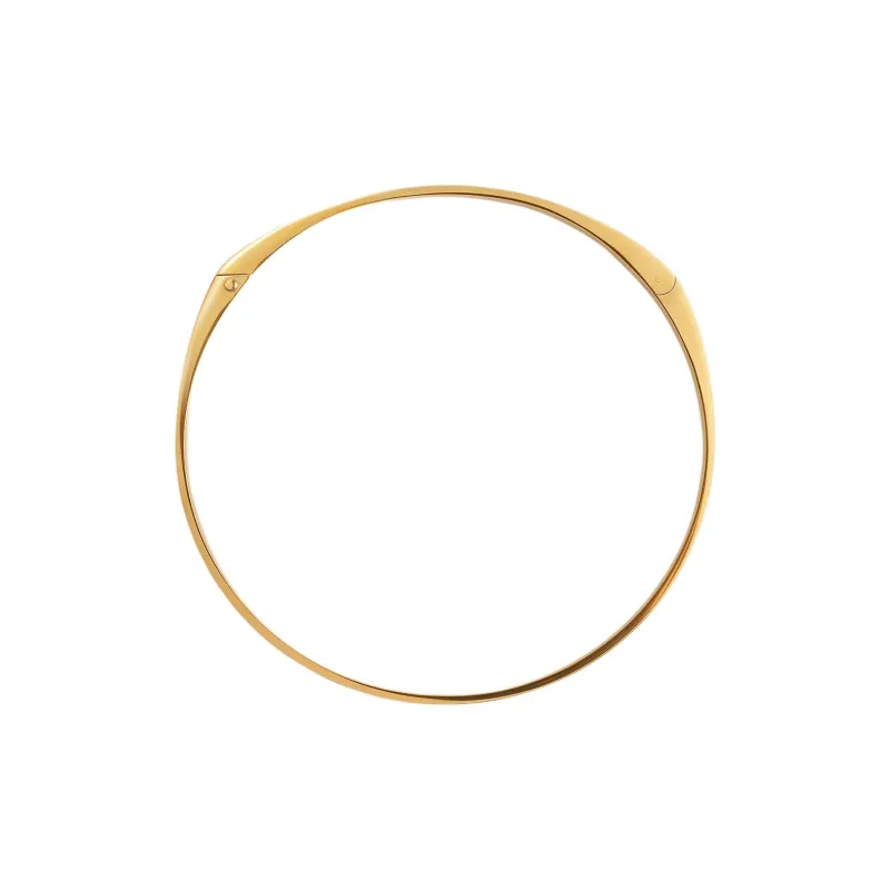 TOTEME Brass Coated Necklaces Unisex Gold-1