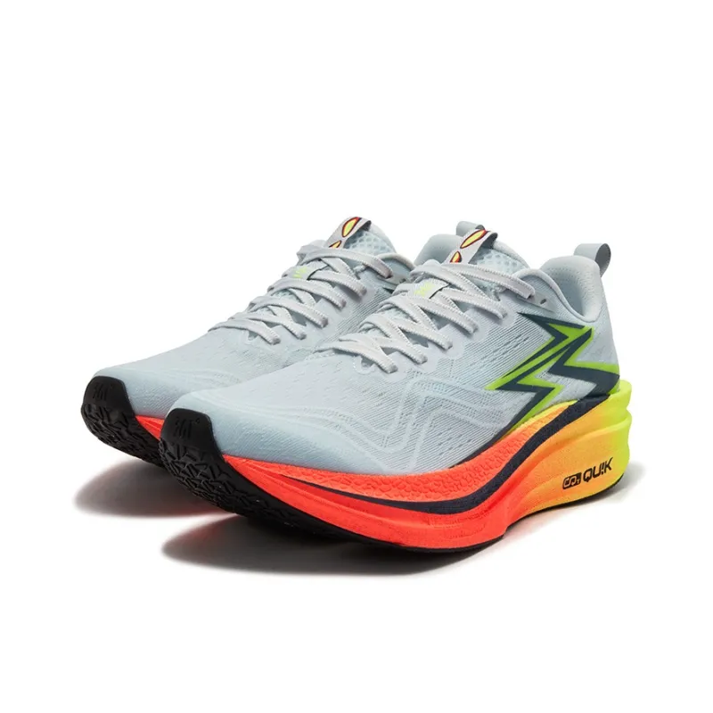 361° Cushioning Anti-Slip And Wear-Resistant Rebound Low-Top Carbon Plate Running Shoes Unisex Blue Orange Red-2