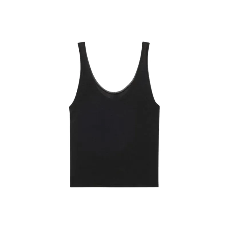 SAINT LAURENT Sleeveless Knitted Tank Top-1