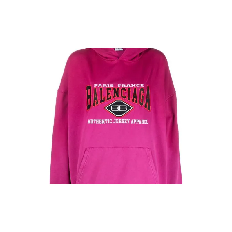 Balenciaga Authentic Medium 'Pink' Hoodie-4