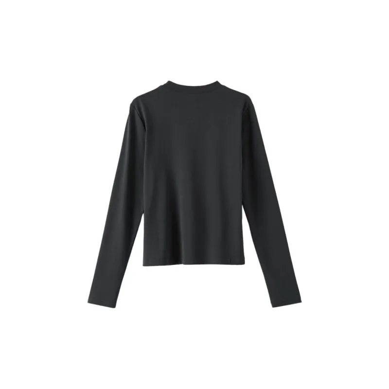 Late White Regular Base Layer Women's Dark Gray-2