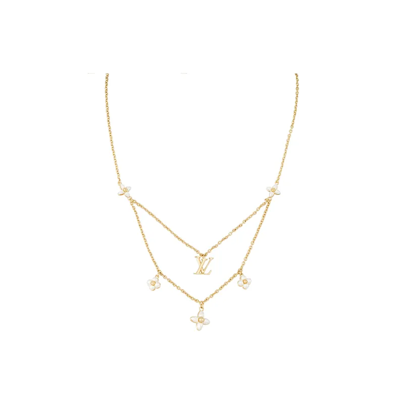 LOUIS VUITTON Lv Floragram Necklace-0