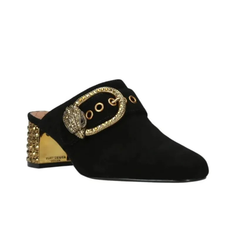 Kurt Geiger London Slip-Resistant Closed Toe Slippers 5.8cm Women's Black-2