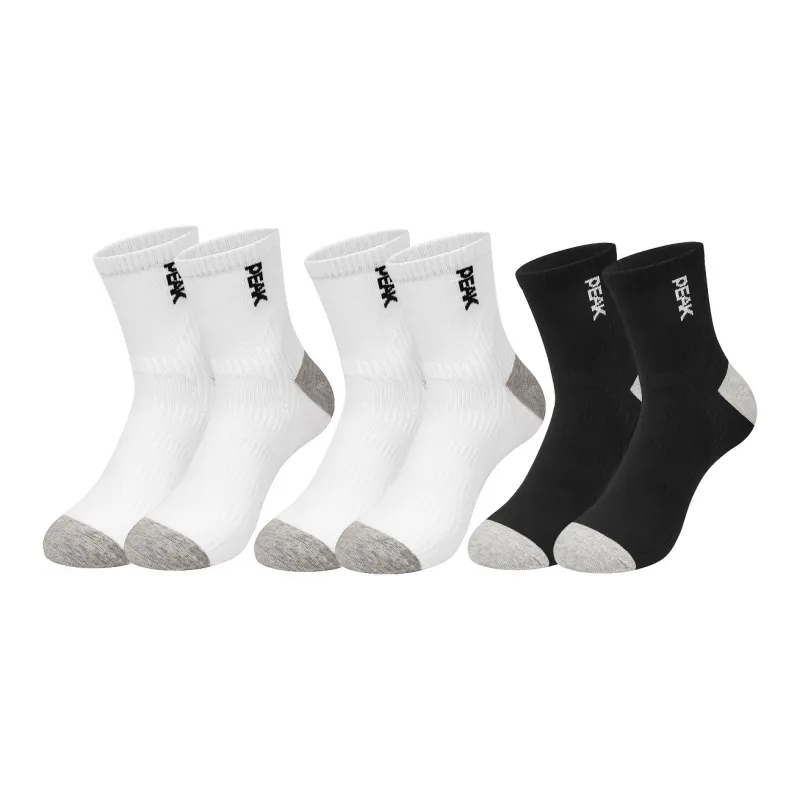 PEAK Mid Calf Socks Unisex 3 Pack-17