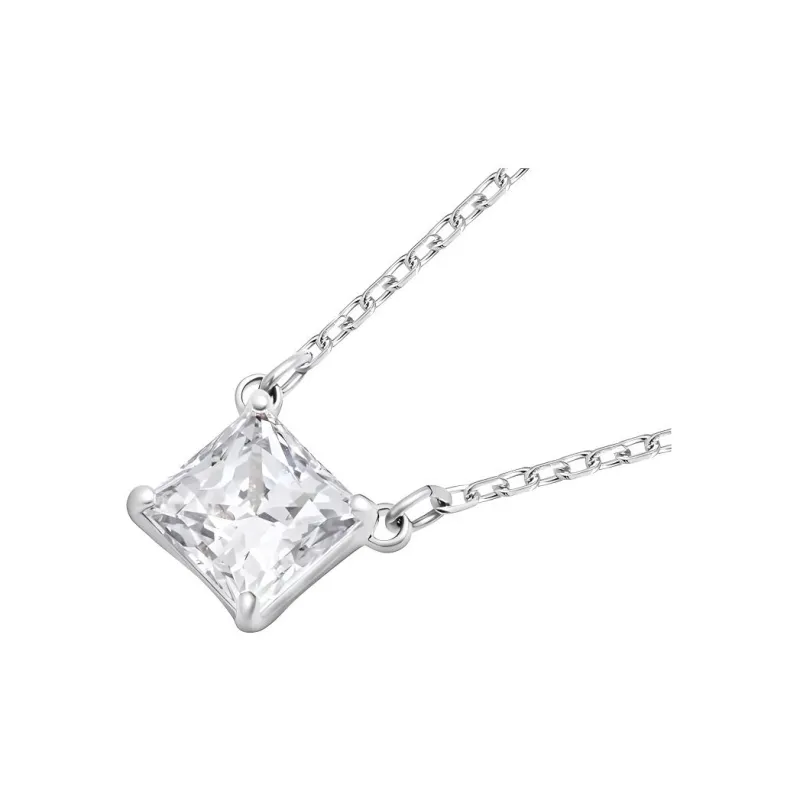 Swarovski Stilla Attract Faux Crystal Necklaces Women's Silver-1