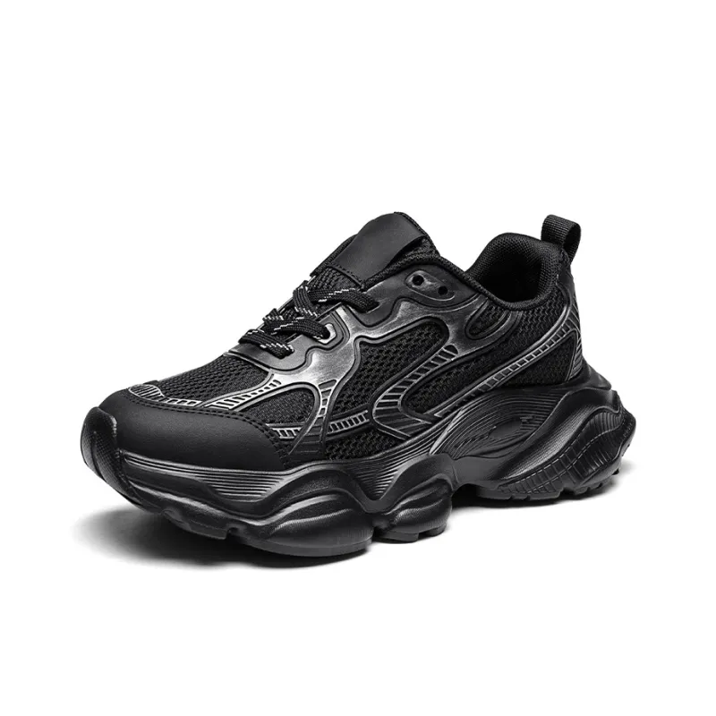 OFFER AITR Anti Slip And Wear Resistant Height Increasing Low Top Chunky Sneakers Men's-1