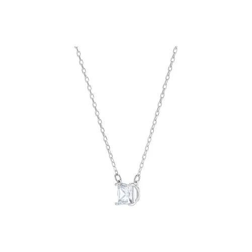 Swarovski Stilla Attract Faux Crystal Necklaces Women's Silver