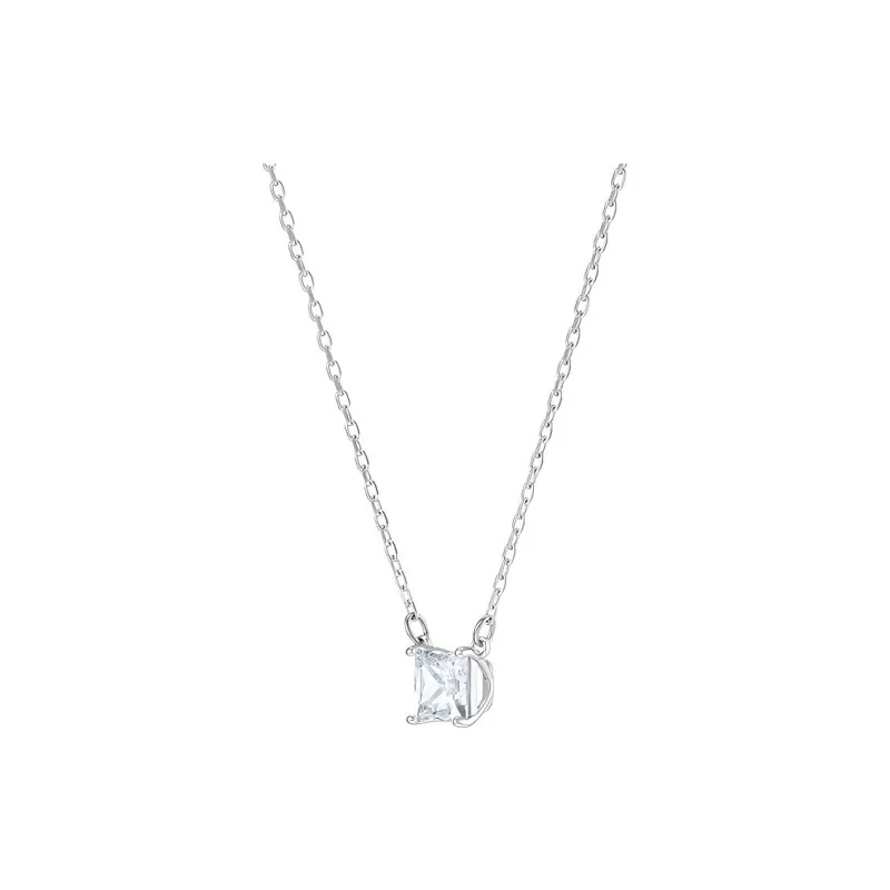 Swarovski Stilla Attract Faux Crystal Necklaces Women's Silver-0