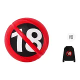 18 No Nonsense Hoodie-Black (Contact Customer Service for Size after Ordering)