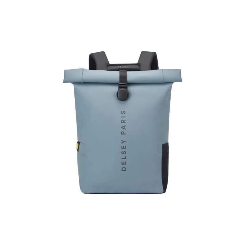DELSEY PU Backpack Medium Size Unisex Blue Gray-0