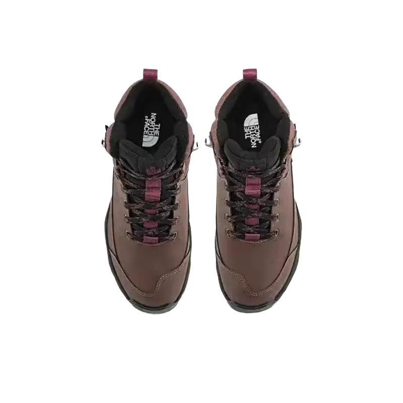 THE NORTH FACE Slip Resistant, Abrasion Resistant, Waterproof, Lightweight Mid Top Hiking Shoes Women's Coffee-3