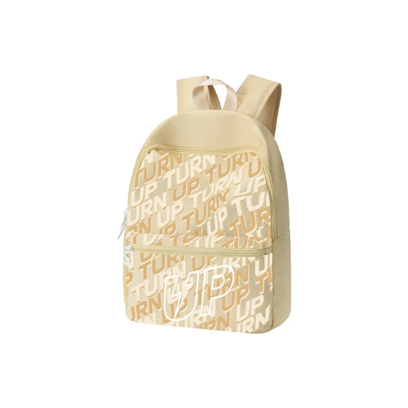 TURN UP Polyester Backpack Small Size Unisex Green-6