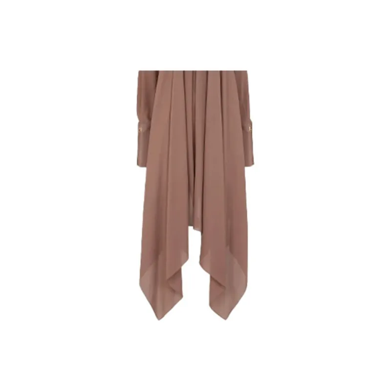 FENDI Long-Sleeved Dresses Women's Pink Brown-3