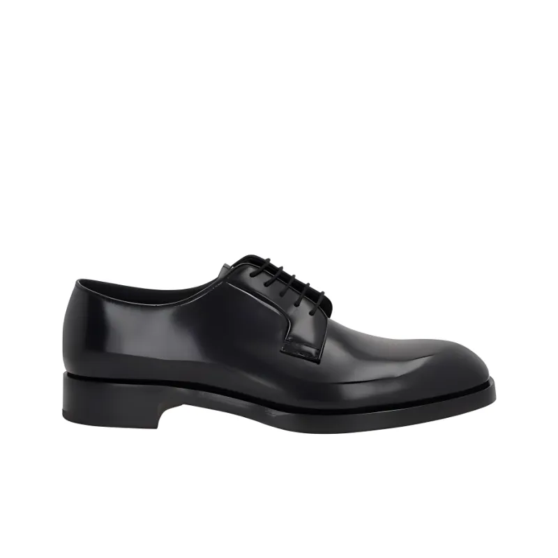 PRADA Dress Shoes Men Low Top Black-2