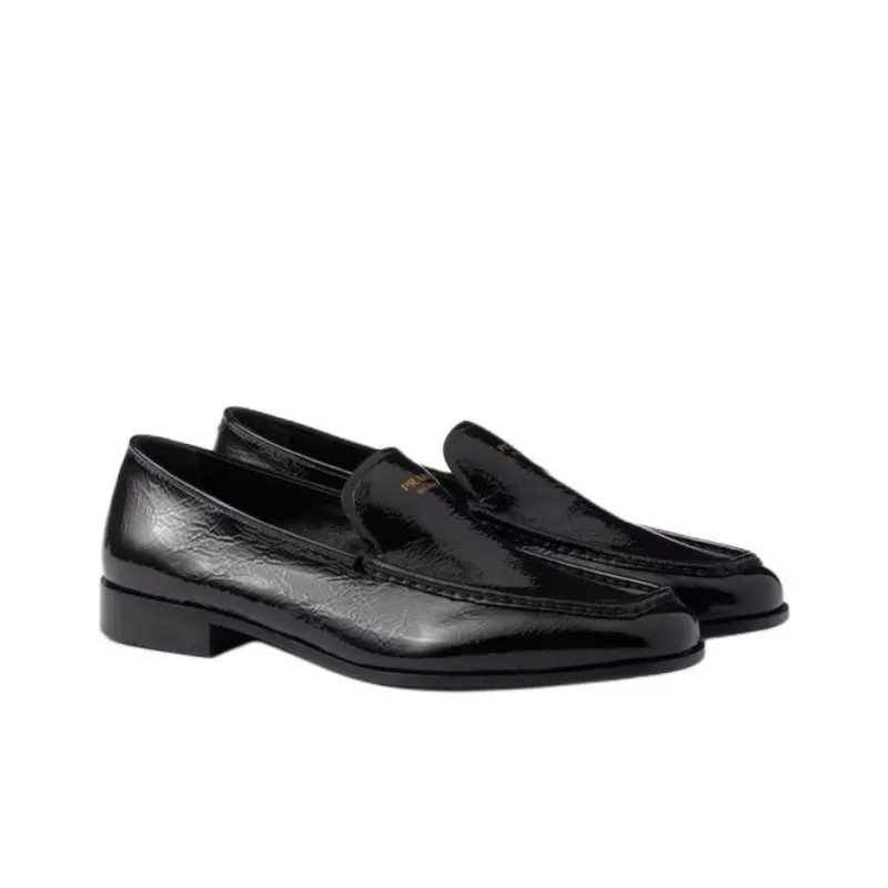 PRADA Mocassini Loafers Women's Black-2